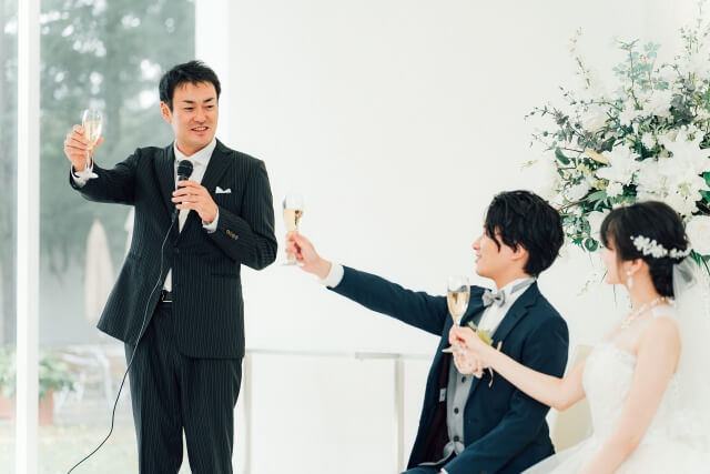 結婚披露宴での乾杯挨拶