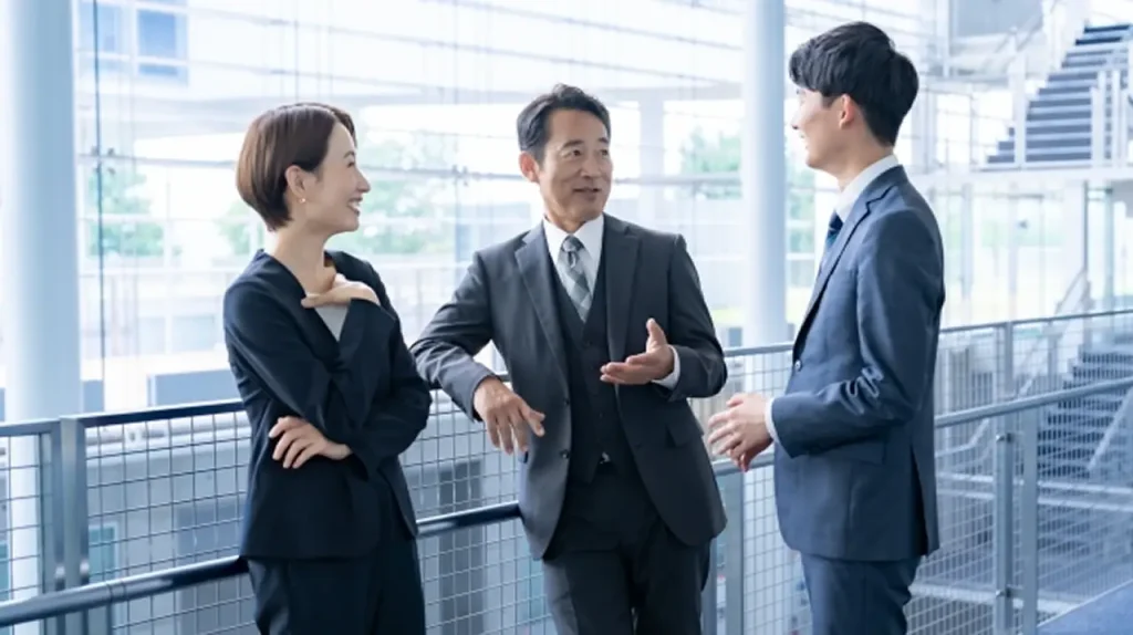 会話中も安心できる安定感